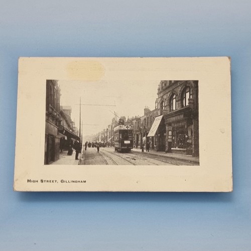 Gillingham postcard 1909 kent - postcard,
