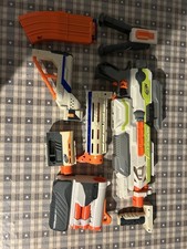 Nerf Modulus Gun with Attachments and Bullets