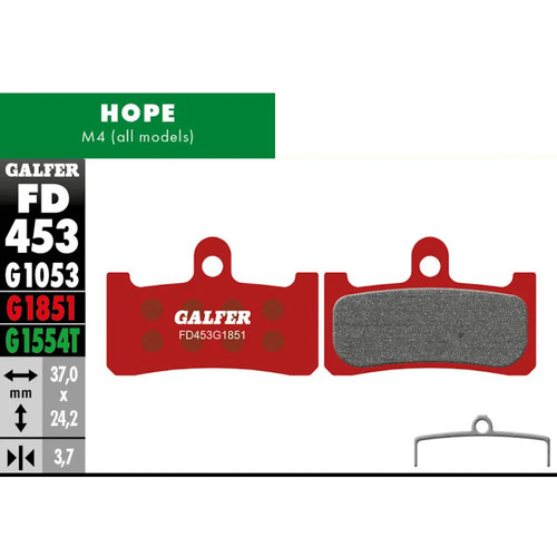 Galfer hope brake pads - hope,