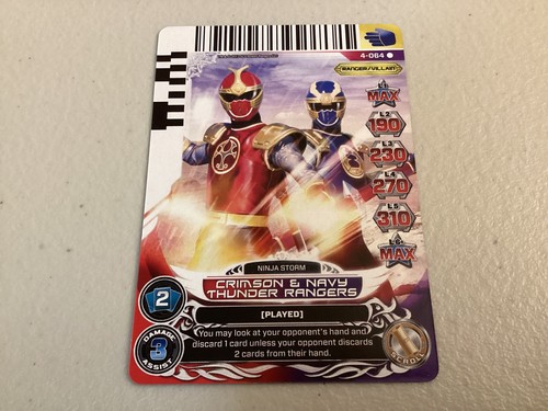 Power rangers action card - action, game