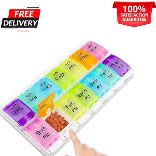 Pill box tablet week medicine - week,