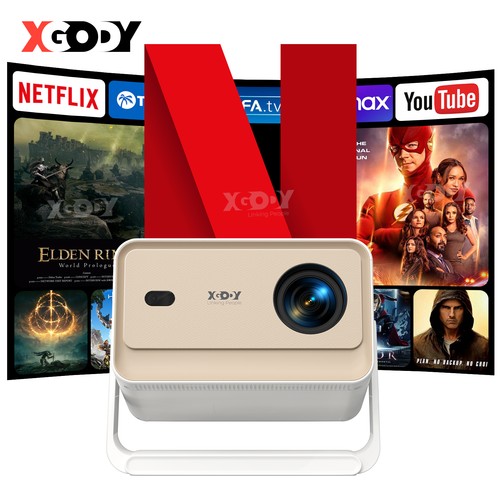 Xgody projector native 1080p - xgody,