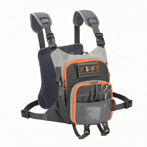 Vest style fishing pack - fishing,