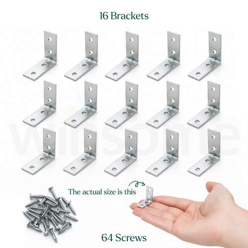 16pc shape corner brackets - l,