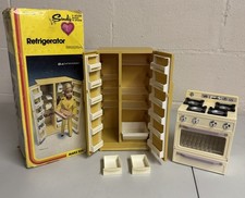 Vintage Sindy Fridge And San