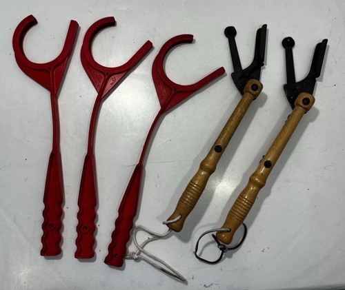 Lot vtg hand - throwers, clay