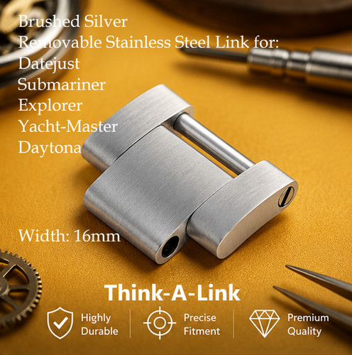Silver spare link fits - ,