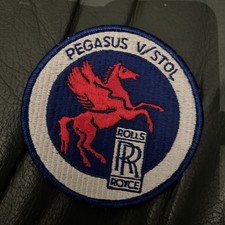 Rolls Royce Pegasus V/Stol Patch Harrier Jumpjet 1970,S New Unused