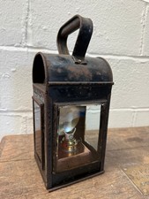 OLD GENERAL PURPOSE RAILWAY HANDLAMP - COPPER VESSEL