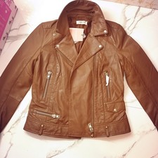 Naf naf women leather jacket