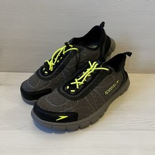 Speedo Hybrid Watercross Water /Tennis Shoes | Grey Yellow | Size 8 UK Men's