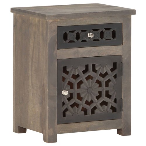 Solid mango wood bedside - solid,