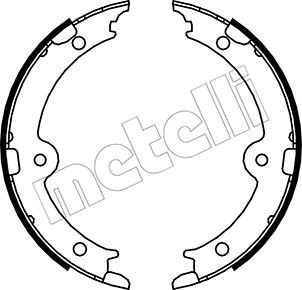 Rear metelli 0449 brake - rear, 53-0449