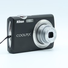 Nikon COOLPIX S230 10MP Compact Digital Camera Black Tested Boxed Full Kit