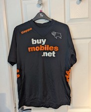 Derby County Away Shirt   Jersey Kappa   2012-2013   UK Small