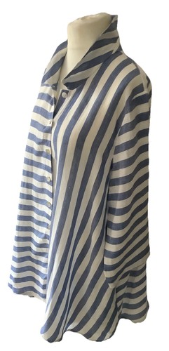 Sahara blue and white striped - blue,