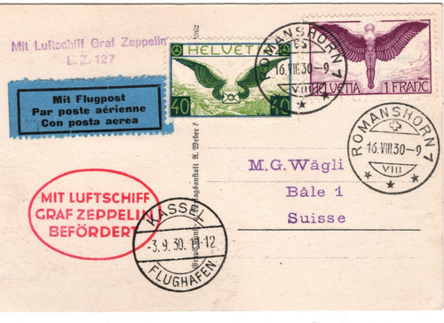 Graf zeppelin card - graf,