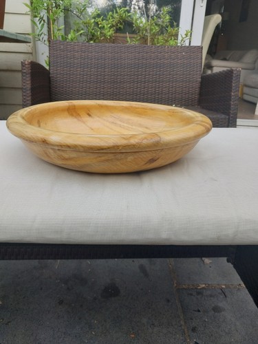 Hand made large sycamore bowl - sycamore,