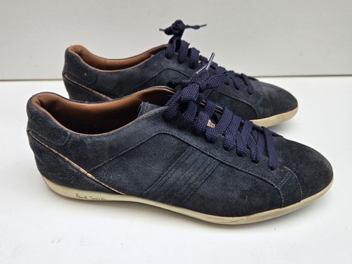 Paul smith navy suede - navy, lace-up