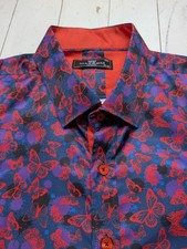 MAKROM SHIRT Size XXL Lovely BUTTERRFLY Design - Classy Stylish GREAT CONDITION