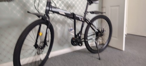 Black mountain bike - black,