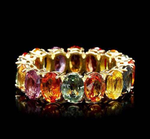 Natural multicolour sapphire - natural,