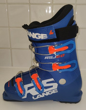 Lange RSJ 60 Junior Ski Boots – Size 21.5 Flex 60 – Blue/Fluro Orange – Boxed