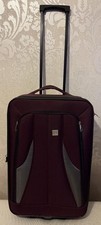 Purple Skyflite Suitcase 2 Wheels Telescopic Handle 59cm x 37cm x 21cm