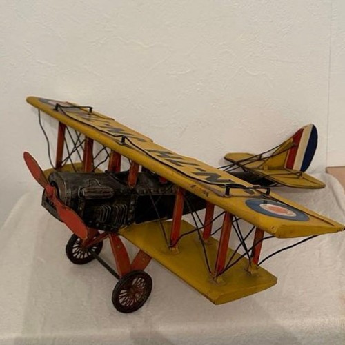 Biplane jn7h diecast - biplane,