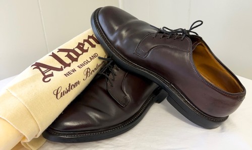 Alden 990 plain toe bluchers - alden, 8