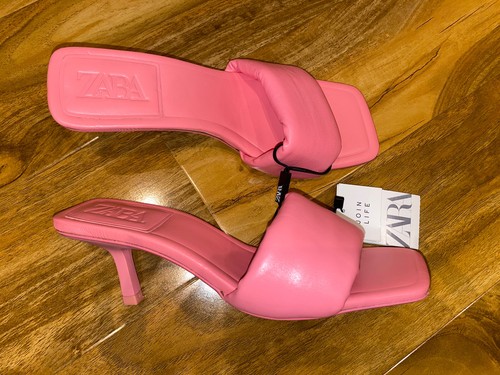 Bnwt zara leather coral - bnwt,