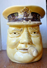 Vintage Winston Churchill Character Jug by Avon Ware