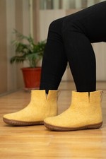 Mustard Woollyes Outdoor Boots
