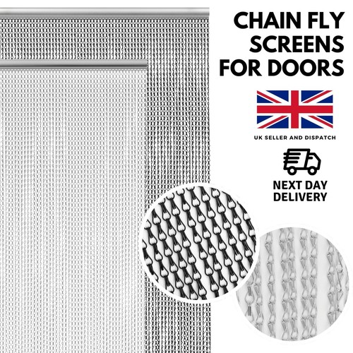 Aluminium chain door - aluminium,