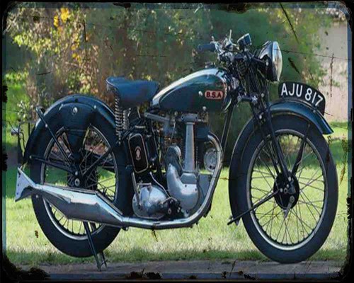 Bsa b26 photo print - b26,