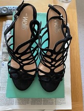 Black Wallis strappy party shoes.SIZE 5 never worn