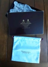 Vintage Empty Penhaligon Box Drawstring Storage Bag & Tissue 24 x 15.5 x 4 cm