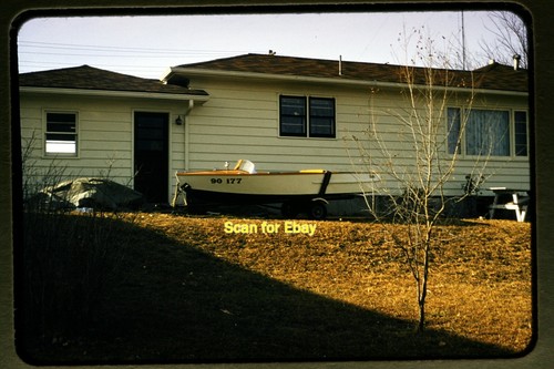 Small boat trailer at a - small,