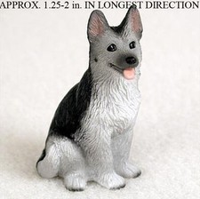 German Shepherd Mini Figurine
