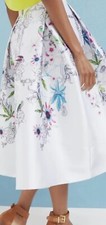 Ted Baker Passion flower full skirt Size 2 UK 10 Perfect Condition 