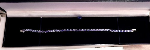 Aaa tanzanite tennis bracelet - aaa,