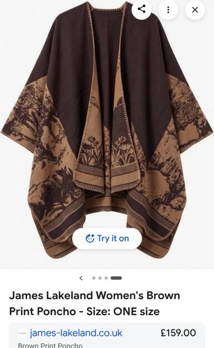 James lakeland poncho burgundy - lakeland,