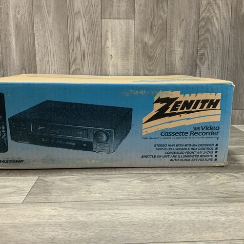 New zenith vr4275hf vhs - zenith,