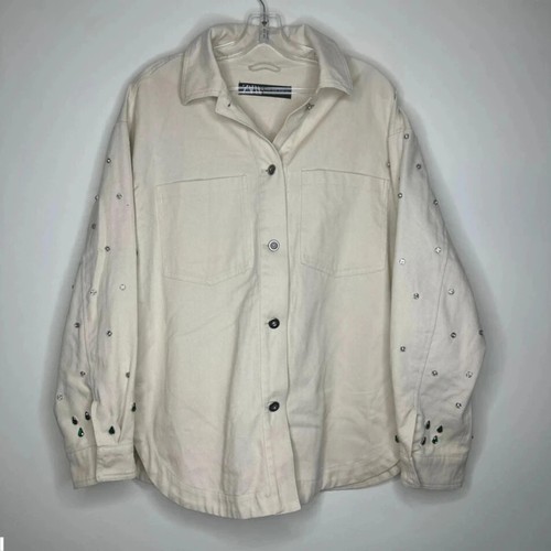 Zara shacket jacket cream - zara,