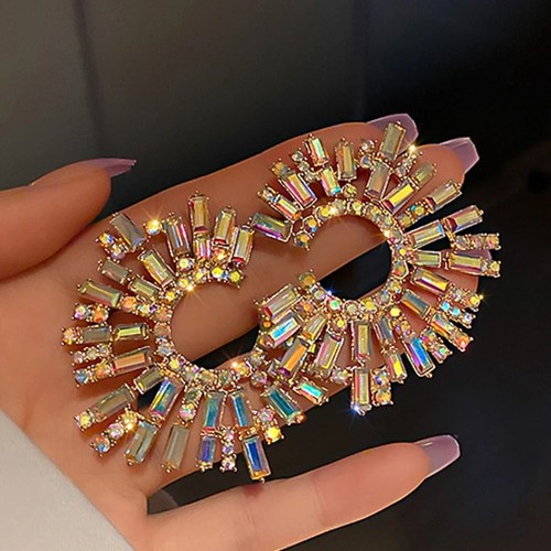 Large crystal flower - crystal, circle
