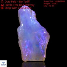 3.00 Cts Natural Australian Fire Opal Loose Gemstone Handcrafted Rough 14x9x7 mm