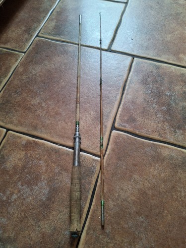 Vintage 8ft split cane fly - vintage,