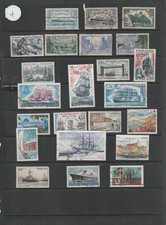 France-small group of maritime themed stamps inc SS Normandie/Liner France