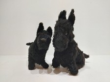 Two Vintage Scottish Terrier Scottie Dogs. Pair of collectable black dogs