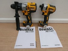 DeWALT DCD996 18V XR COMBI HAMMER DRILL + DCF887 IMPACT DRIVER BARE UNITS